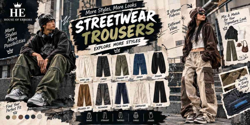 How to build a streetwear outfit around trousers