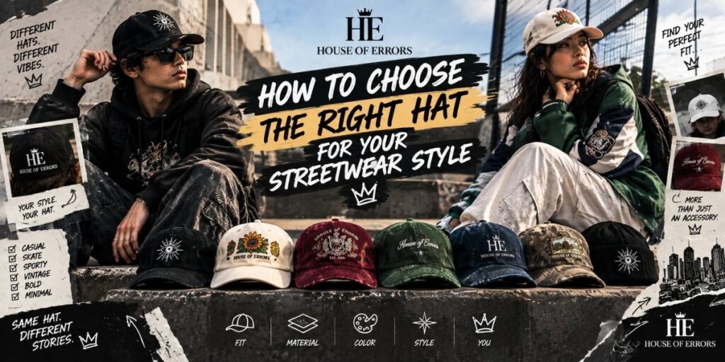 How to choose the right hat for your streetwear style