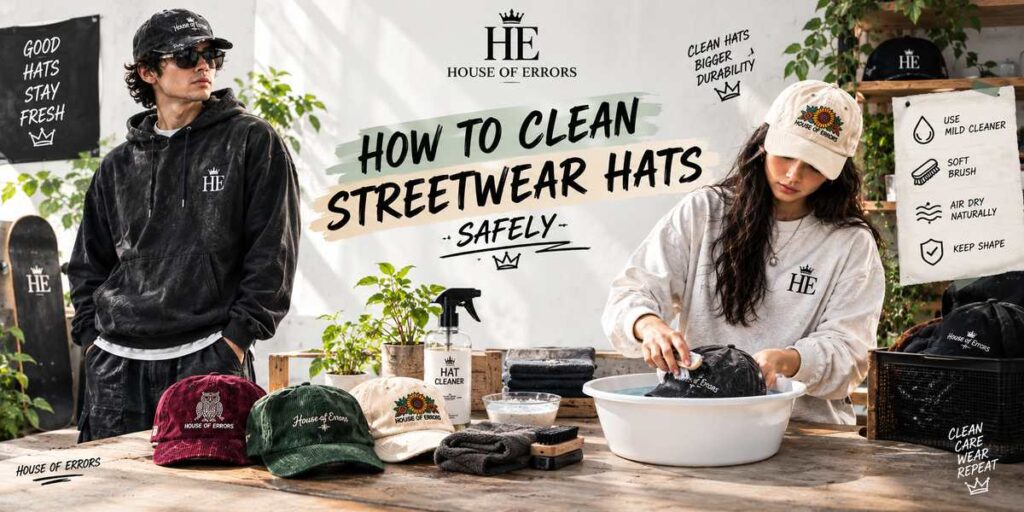 How to clean streetwear hats safely