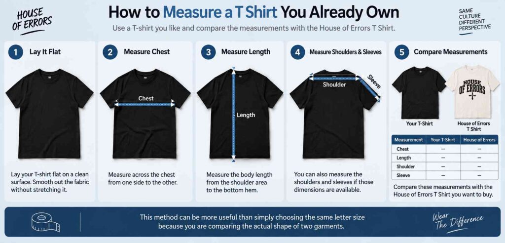 How to Measure a T Shirt You Already Own