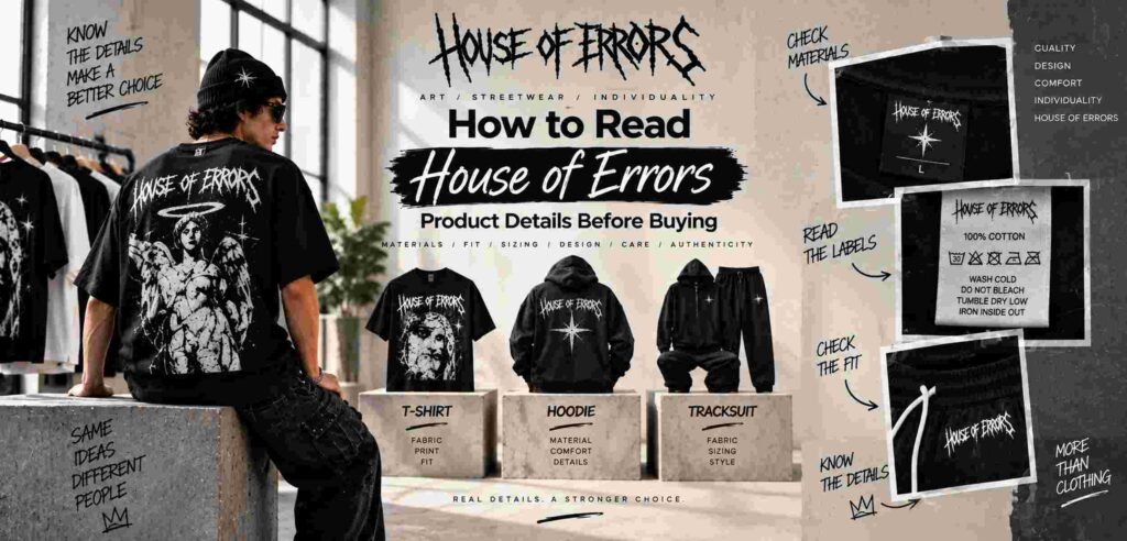 How to Read House of Errors Product Details Before Buying