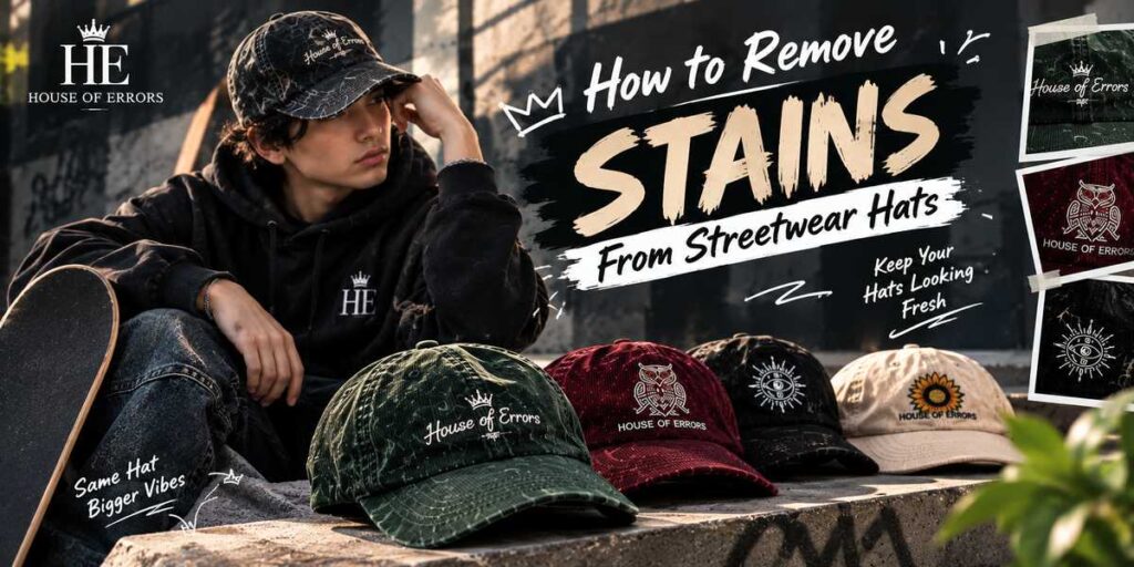 How to Care for Streetwear Hats: Cleaning, Storage & Maintenance 3 How to remove stains from streetwear hats