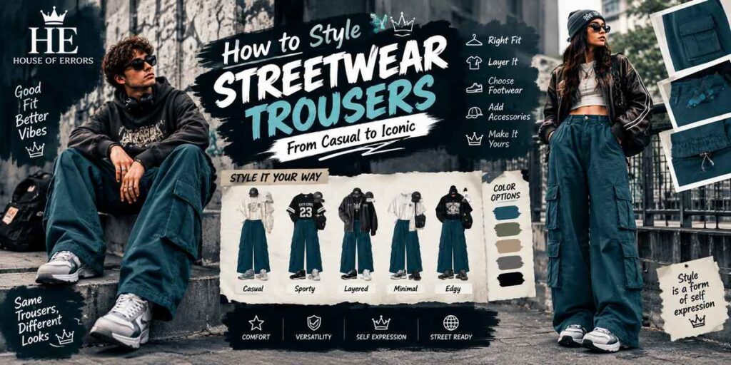 How to style streetwear trousers for modern urban outfits
