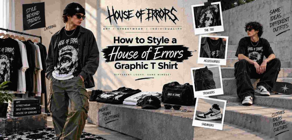How to Style a House of Errors Graphic T Shirt