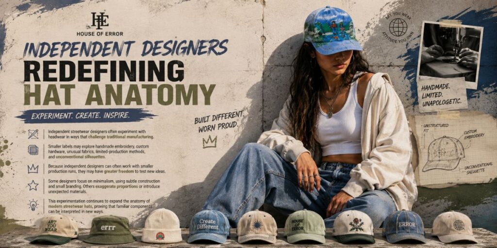 The Anatomy of Modern Streetwear Hats 6 Independent designers creating innovative streetwear hats with unique structures and details