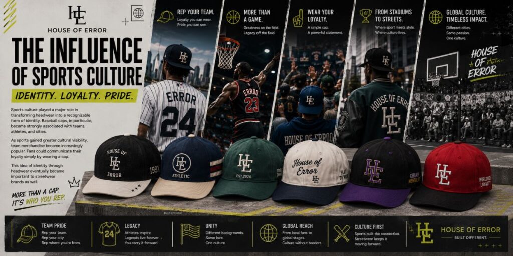 The Evolution of Streetwear Headwear: From Function to Fashion 3 Sports culture influencing streetwear hats and modern headwear styles