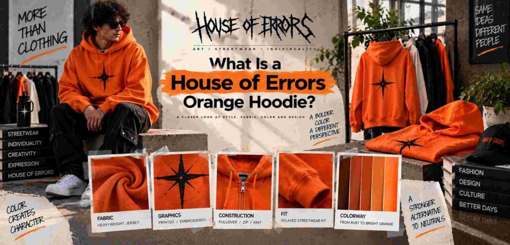 House of Errors Orange Hoodie: Complete Guide to Color, Fit, Fabric and Styling 3 What Is a House of Errors Orange Hoodie 2