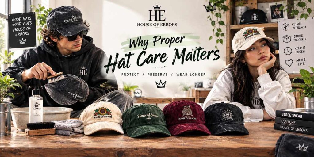 Why proper hat care matters for streetwear hats